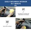 Car Interior Leather Textiles Care Refurbished Washing and Cleaning Agent Cleaning Auto Supplies Care Wash Artifact Car Polish