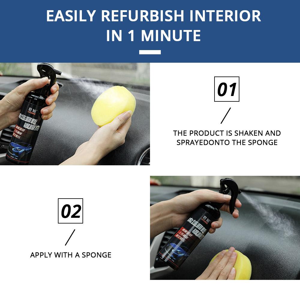 Car Interior Leather Textiles Care Refurbished Washing and Cleaning Agent Cleaning Auto Supplies Care Wash Artifact Car Polish