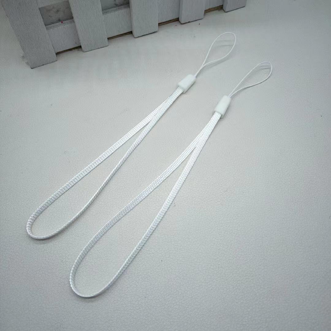 

Мини-динамик U-диска 18 см, шнурок для мобильного телефона с колокольчиком - короткая ручная веревка и шнурок для игрушек для домашнего использования розовый