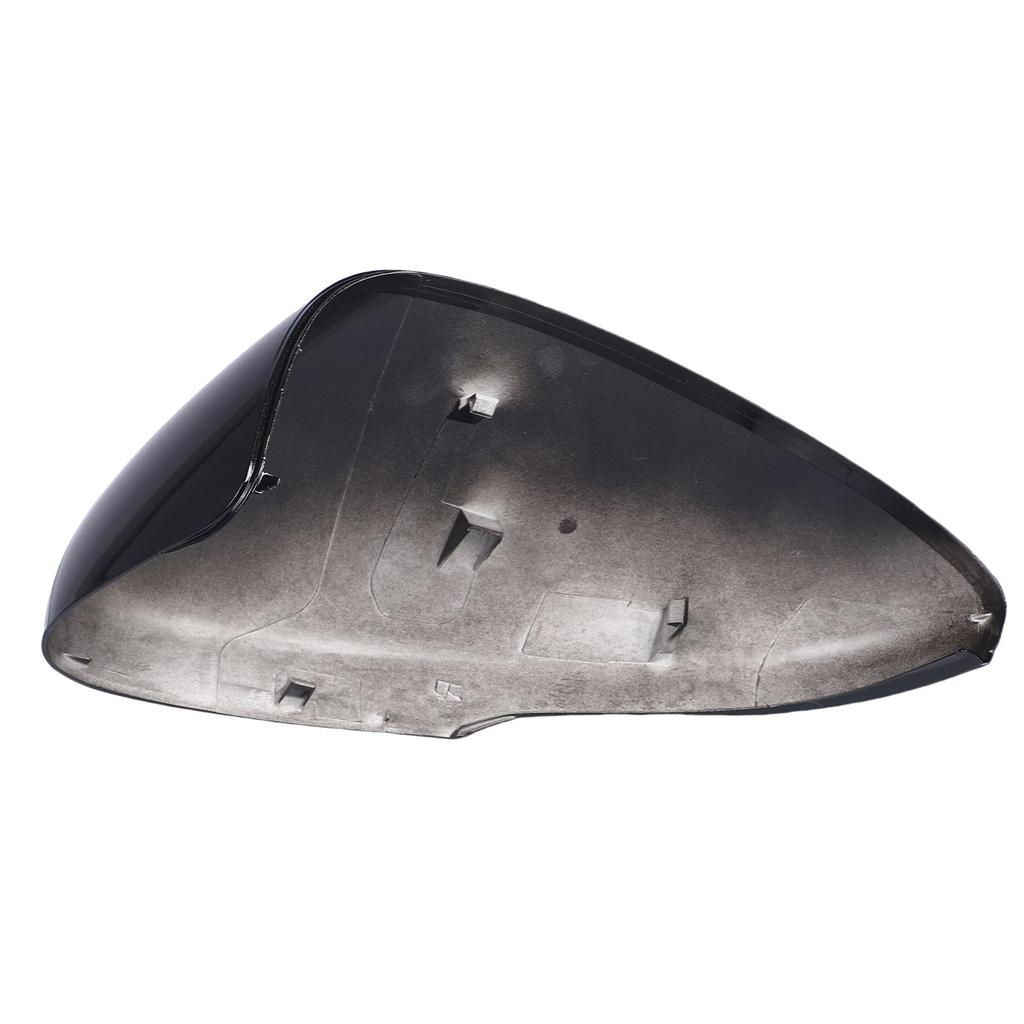 Side Rearview Mirror Cover Cap High Strength ABS Weather Proof Car Exterior Door Mirror Cap Replacement Black Right