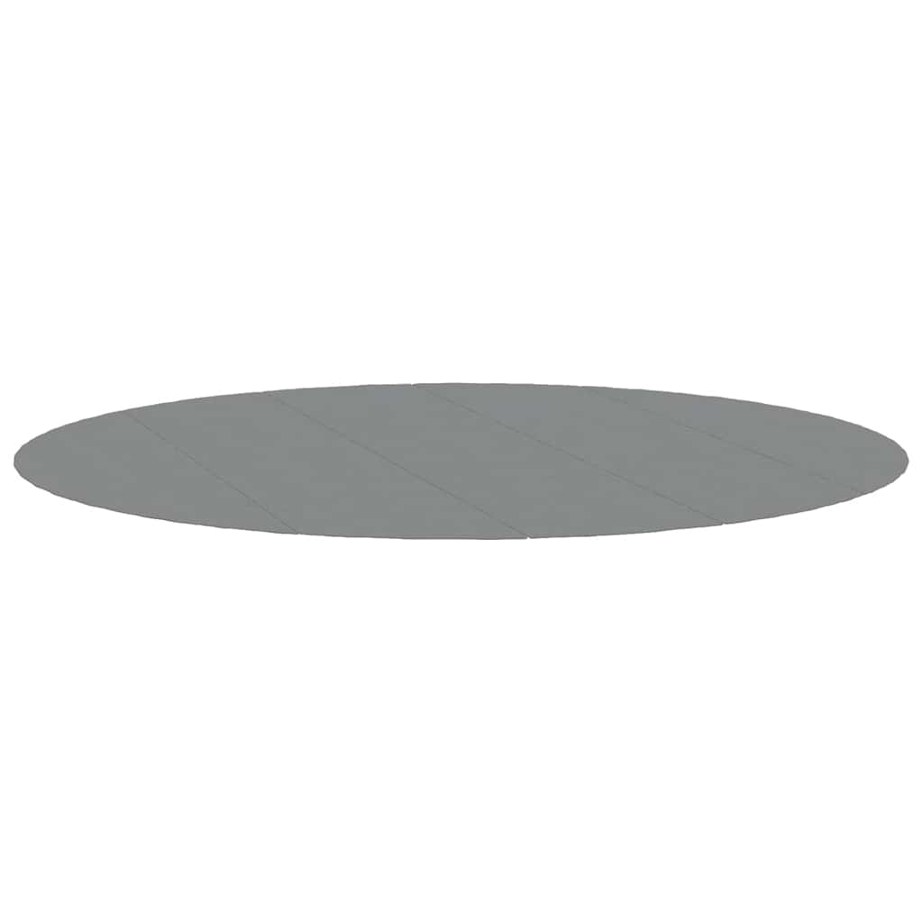 vidaXL Pool-Bodentuch Hellgrau Ø550 cm Polyester Geotextil