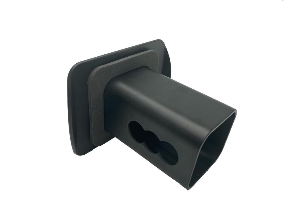 3D Skull Metal Trailer Hook Dust Plug Cover - Square Mouth Protection for American Trailers