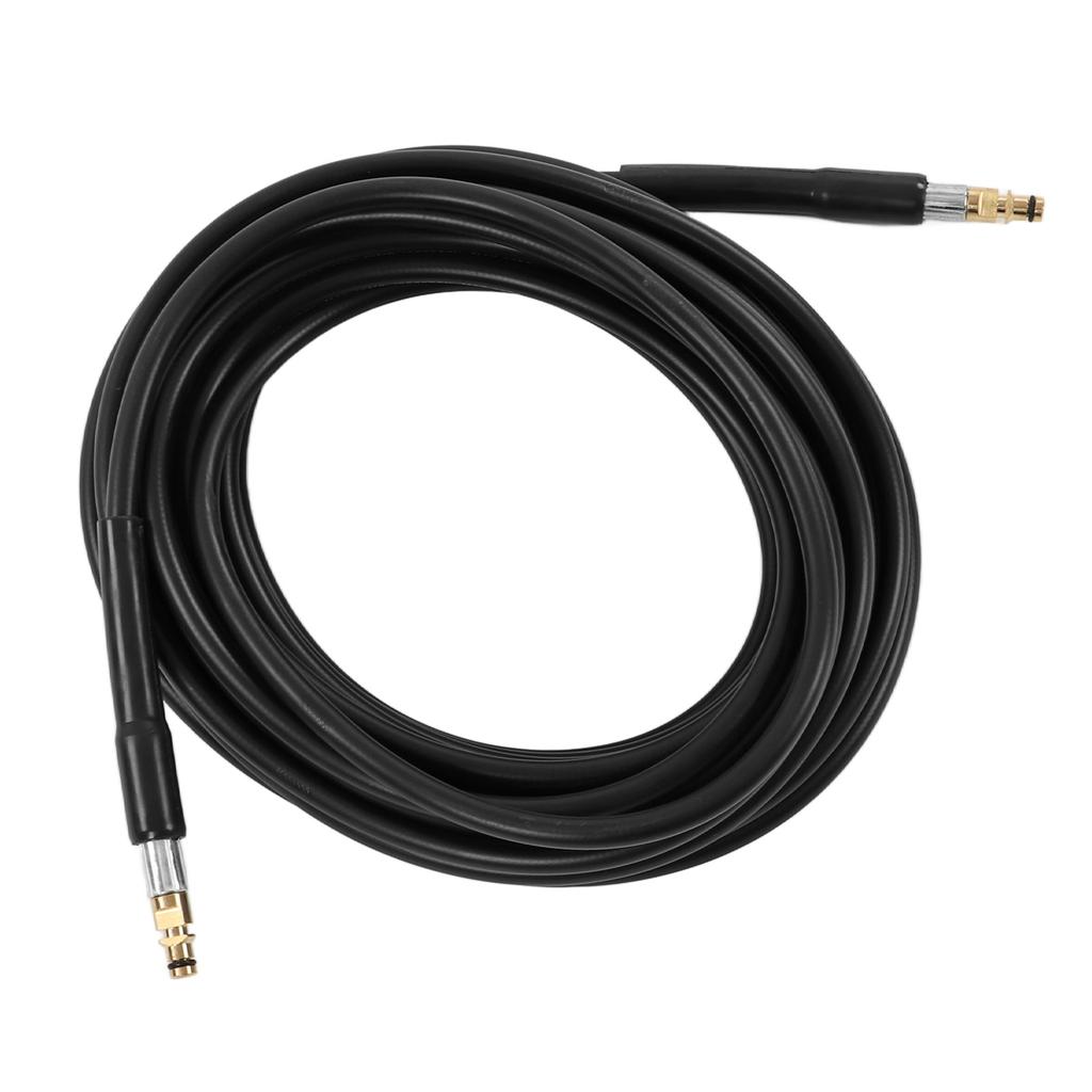 Hochdruckwasserschlauch 5800psi 16,3yd Lang Flexibler Gummi Weit Verbreiteter Gartenschlauch für Auto Boden Außenanschluss in