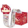 Red Christmas Themed Stripe Box Gift Wrap Holiday Event Supplies Decoration