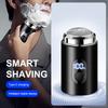 Pánský elektrický mini holicí strojek Dobíjecí Typ-C Nabíjení Do auta Přenosný LED digitální displej Holicí strojek pro mokré a suché holení Muži Ženy Domácí holicí strojek