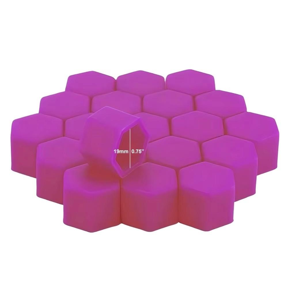 20Pcs 19mm Lug Bolt Covers Silicone Tire Wheel Screw Caps N Car Wheel Nut Caps Rim Protection
