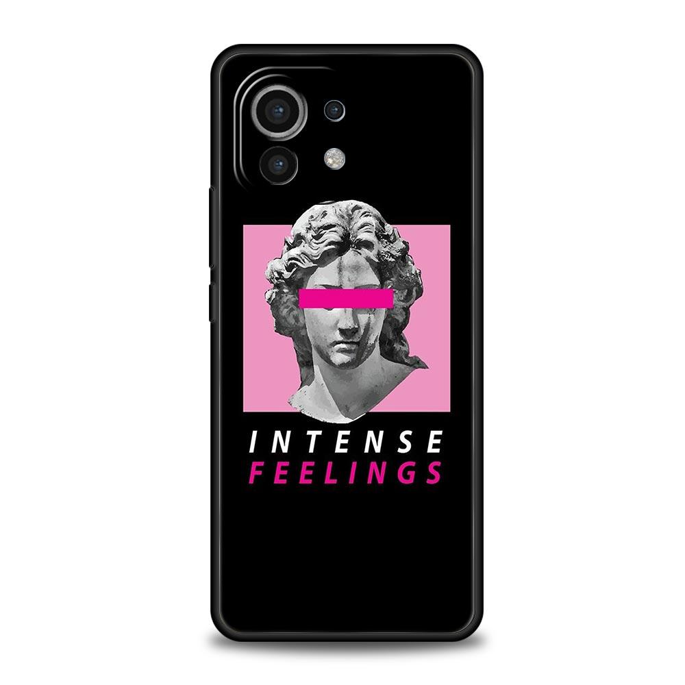 Cartoon Statue Abstract Art Phone Case Cover for Xiaomi Mi 17 15 14 13 12 11 Ultra 15T 14T 13T 12T 11T Pro Lite Soft TPU Shell