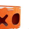 Cat Bed House Enclosed Scratch Resistant Practical Breathable Kitten Tunnel Combo for