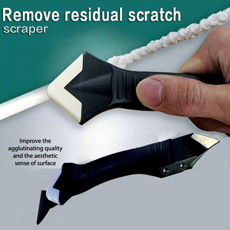 Versatile 3-in-1 Silicone Sealant Tool Kit Featuring Stylish Design And Organized Storage For Easy Use
