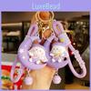 Adorable Pvc Moon And Star Rabbit Keychain For Backpacks Or Car Keys