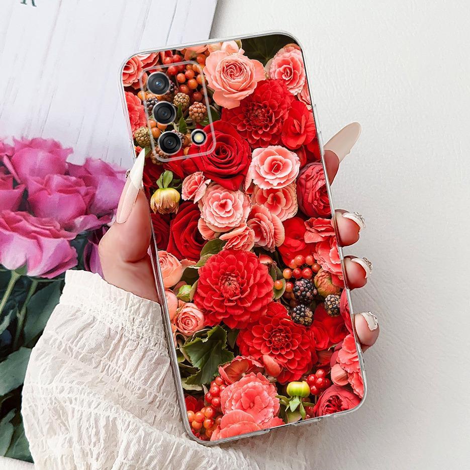 For Oppo A74 4G Case Reno 6 Lite CPH2365 Cute Cat Lion King Painted Cover Soft Slim Phone Case For Oppo A95 A 74 Reno6 Lite Bags