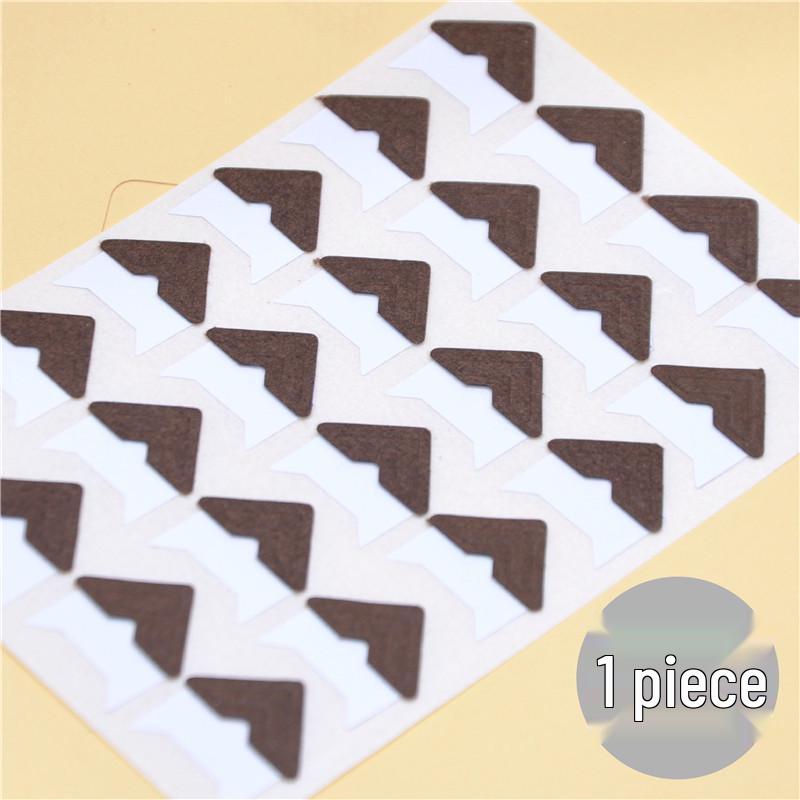 Korean Retro Kraft Paper Photo Corner Stickers, DIY Colorful Album Accessories for Baby Albums