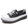 2022 White Soft Sole Low-Cut Casual Leather Sneakers - Trendy Korean Style for Spring and Autumn