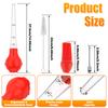 Truthahn Baster Set mit 4 Stück, Hochwertige Silikonbirne Inklusive Fleischmarinaden-Injektionsnadel mit Grill-Basting-Pinsel Tropf-Pipette