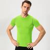 Sport-T-Shirts für Herren, Laufen, Fitness, eng anliegend, Training, Jogging, Shorts, Ärmel, Outdoor-Oberteile