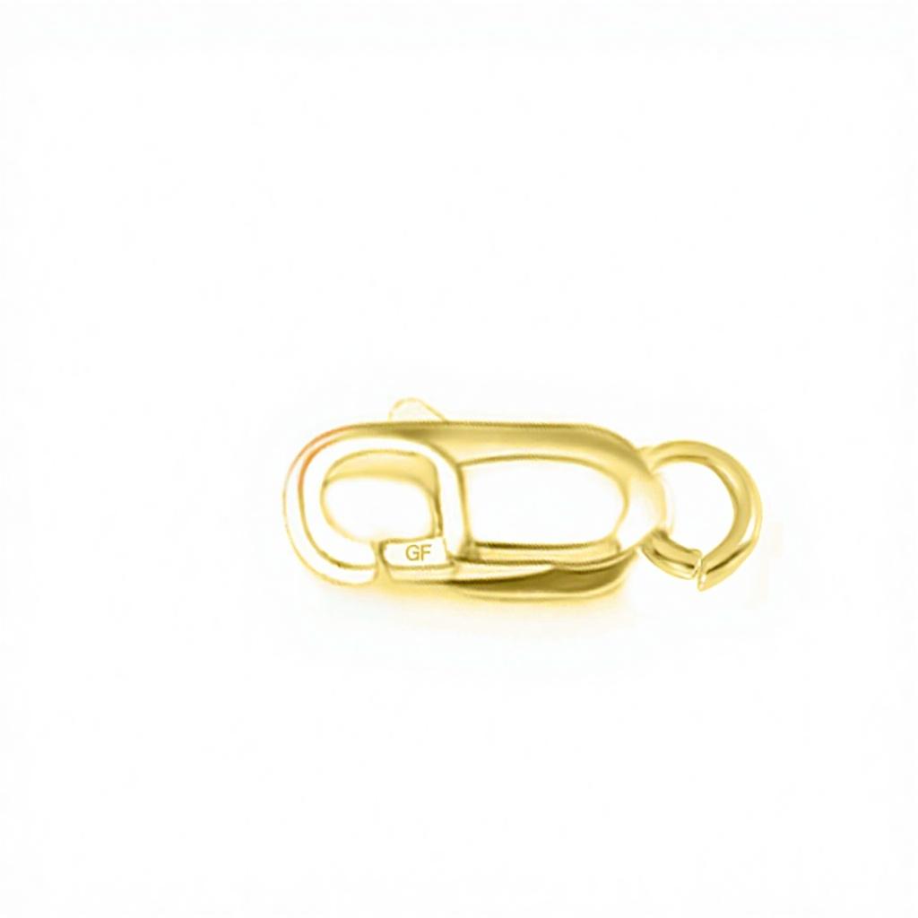 XD BK080 14K Filled Gold Bracelet Hasp Multi-specification Lobster Clasp Necklace Clasp Diy Jewelry Clasp