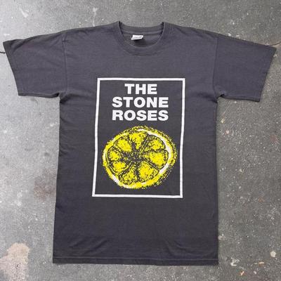 2016 The Stone Roses Lemon UK Ireland Tour Band Tee | Small