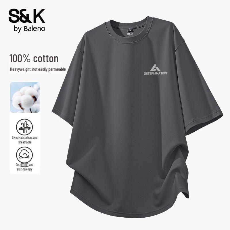 Baleno Men s S&K 100% Cotton Short Sleeve T-Shirt 2XL