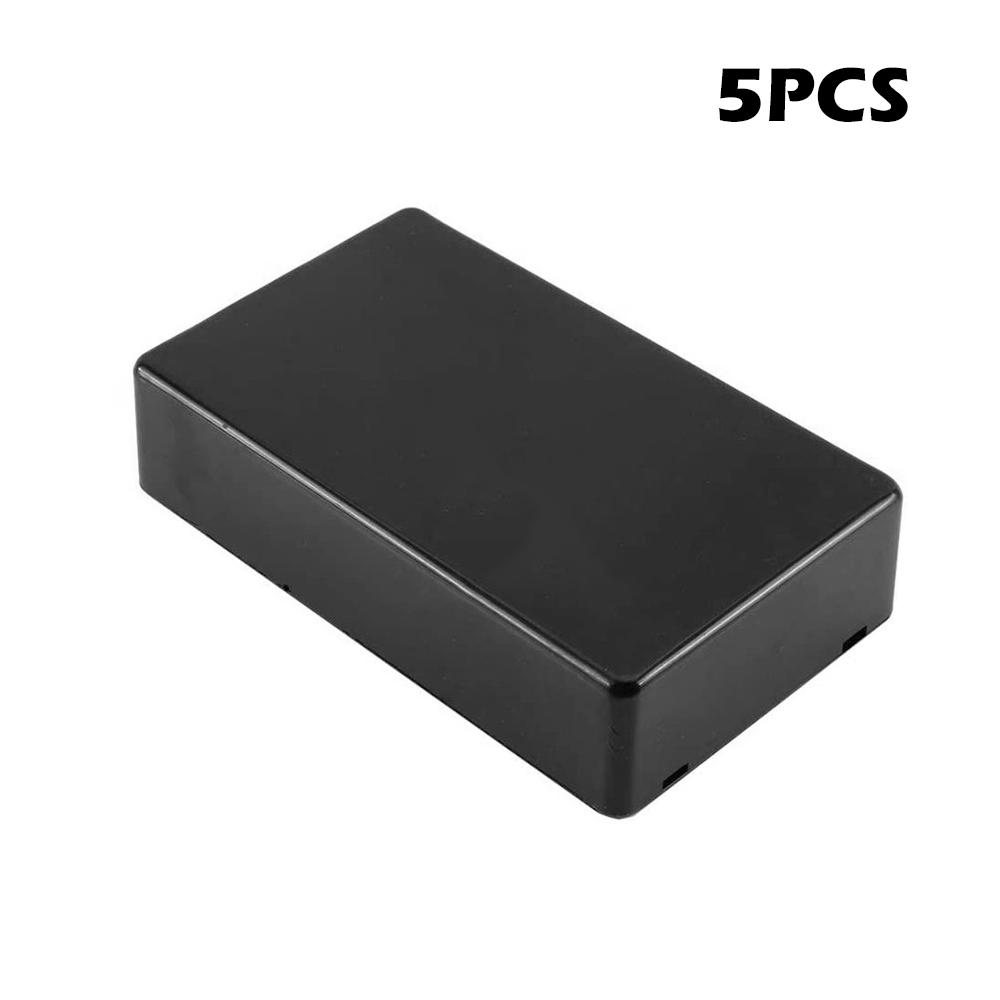 1/5/10/20PCS Project Box ABS Plastic Black Electrical Boxes DIY Electronic Junction Box Power Enclosure 100x60x25MM