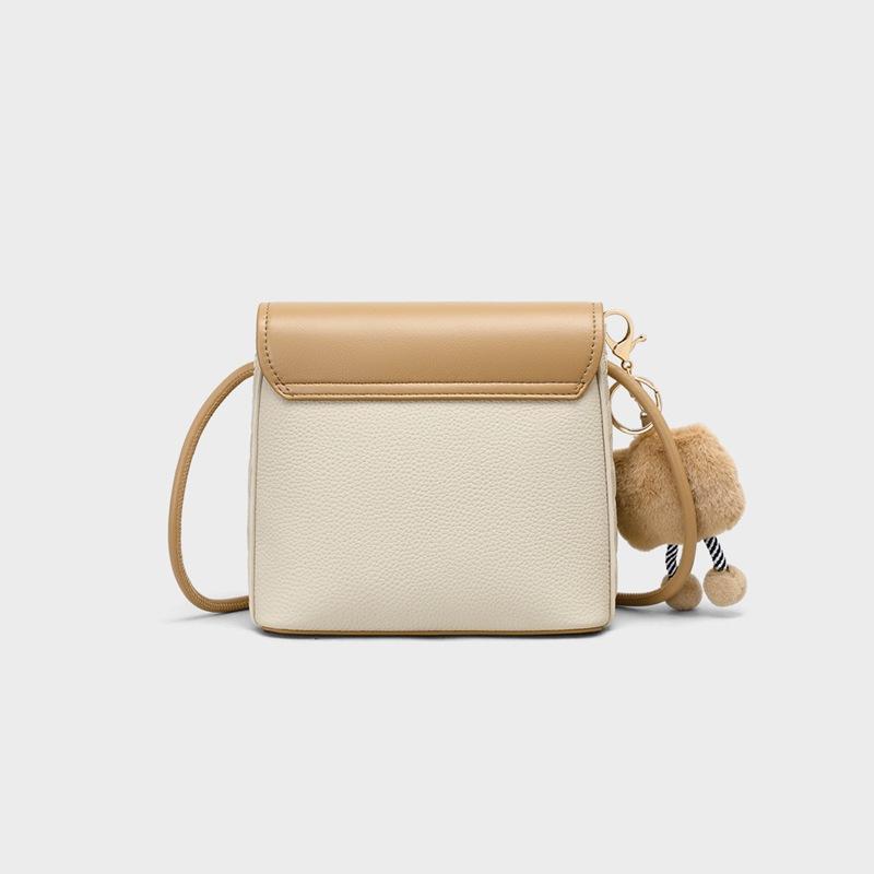 New Crossbody Bag Mini Bag High-end Genuine Leather Women's Bag One-shoulder Square Bag