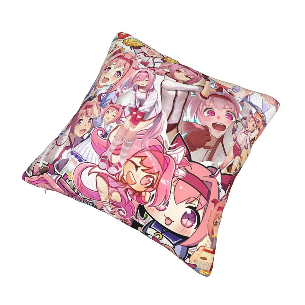 Weiche Umamusume Pretty Derby Haru Urara Kissenbezug Stoff Kissenhülle Deko Kissenbezug Hülle Zuhause Reißverschluss