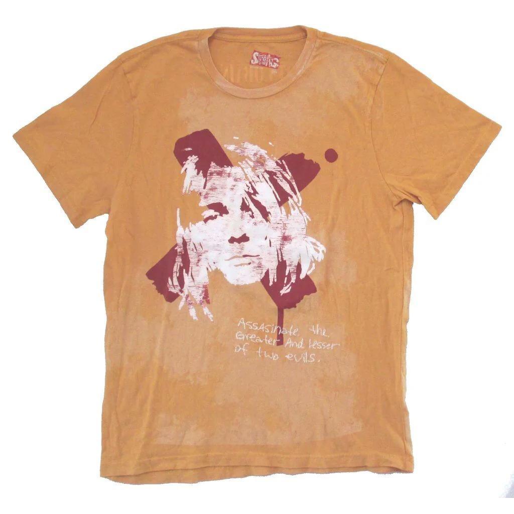T-shirt Kurt Cobain T-shirt - 2 Sided Shirt -Nirvana S
