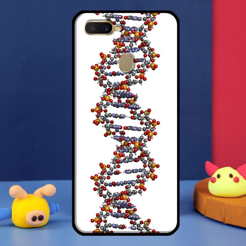 Science DNA Chemistry Case For Oppo A16 A76 A96 A58 A78 A98 A5 A9 A91 A15 A17 A77 A52 A72 A74 A94 A54S A57S Cover