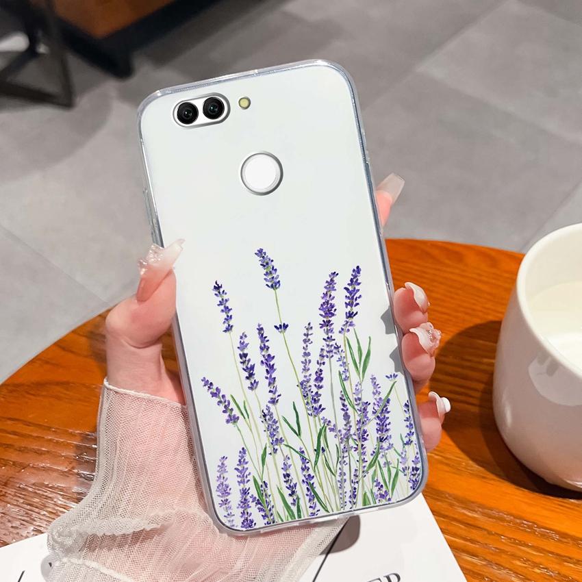 For Huawei Nova 2 2S 3 3e 4 4e 5 5i 7i 6 7 SE Luxury Clear Phone Case Beautiful Butterfly Wing Pattern Soft Silicone Anti Fall Shell For Huawei Casing