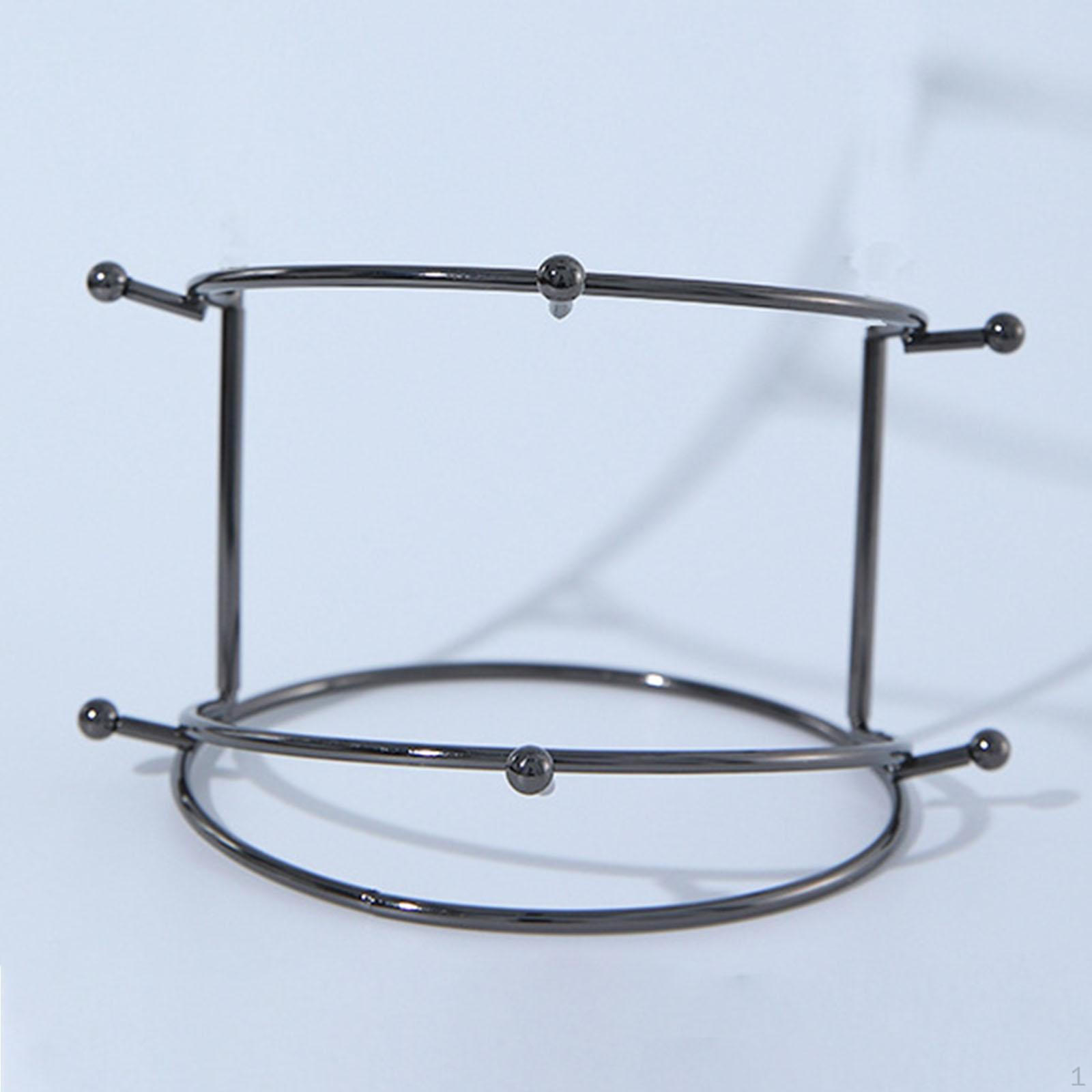 

Подставка Органайзер для Волос Аксессуаров для Женщин и Девочек Стойка для Хранения Магазин Торговые Центры black 2 tier