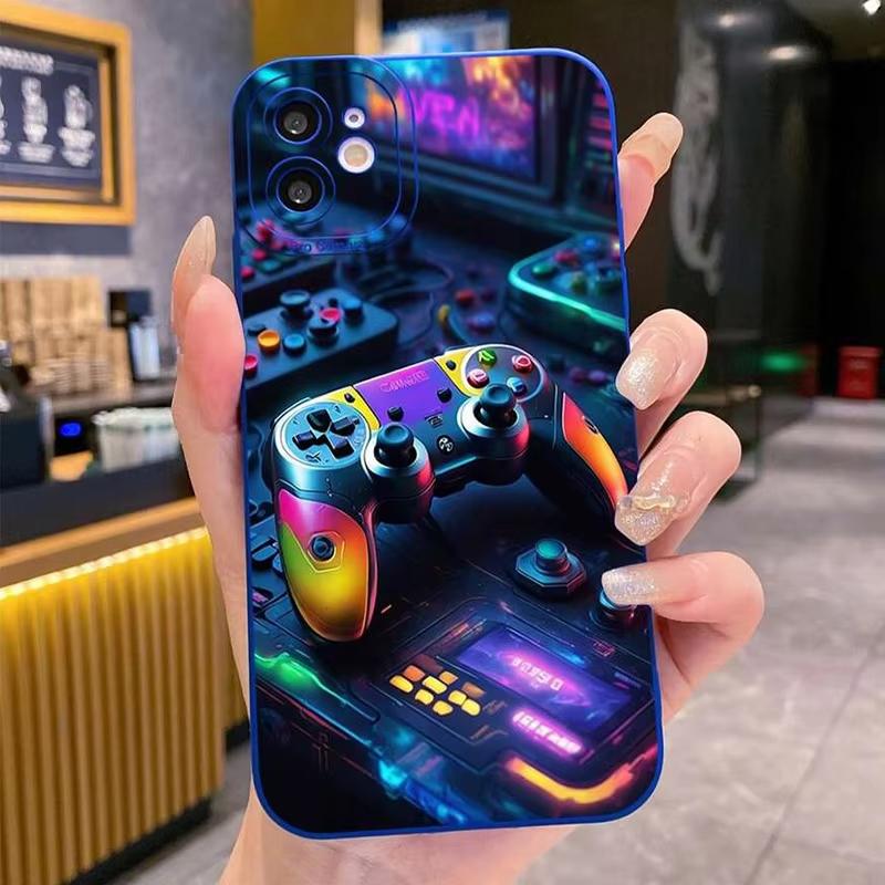 Colorful Gamepad Phone Case For Samsung Galaxy S26 Ultra S25 S24 S23 S22 Plus S20 S21 FE A16 A35 A55 5G Shockproof Back Cover