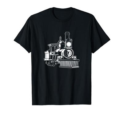 Jungen Dampflok Modellbahner Zug Eisenbahn Enthusiasten T-Shirt