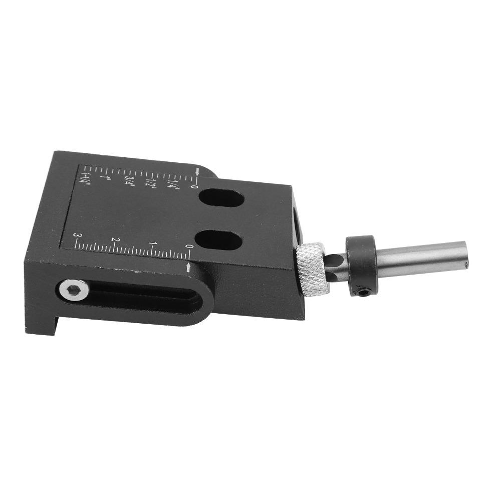 15pcs 15° Angle Pocket Hole Jig Aluminum Alloy Woodworking Hole Guide Wood Joinery