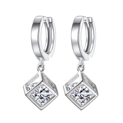 Cute Earrings Women's Rubik's Cube Love Window Sugar Fashionable Earrings, Earrings, Earrings, Earstuds Jewelry