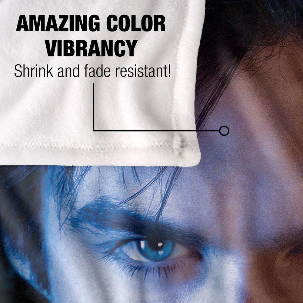 Vampire Diaries Headshot Damon Blanket