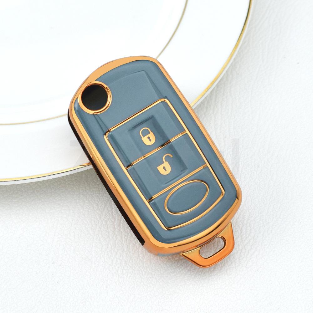 Soft Tpu Car Key Case Shell Fob Cover For Range Rover Sport Vouge Land Rover Discovery 3 2006 2007 2008 2009 Keyless Protector