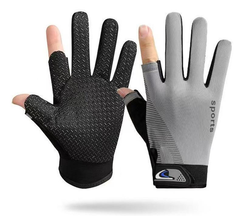 Outdoor Fishing Gloves Men With Breathable Polyester And Sun Protection For Hiking And Sports