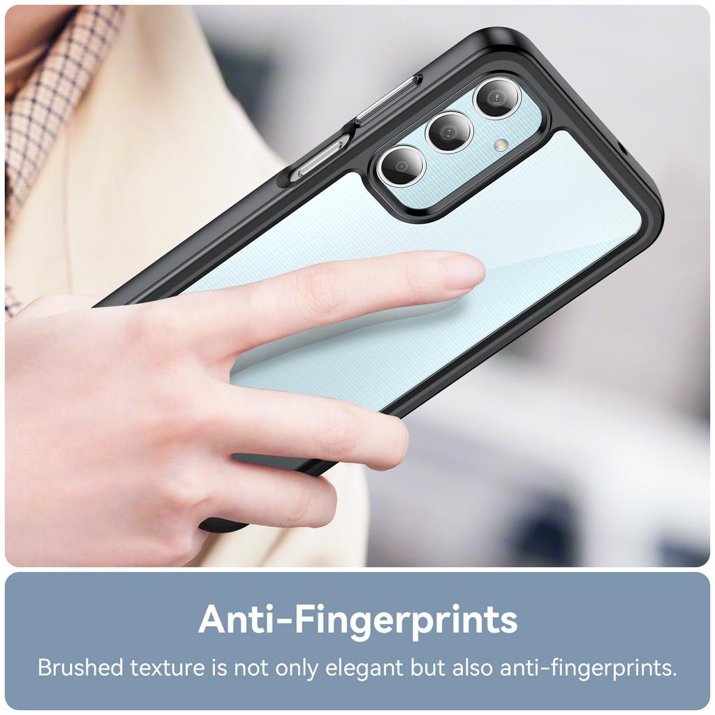 For Samsung Galaxy M35 5G Shockproof Case TPU +Acrylic Protective Clear Phone Cover