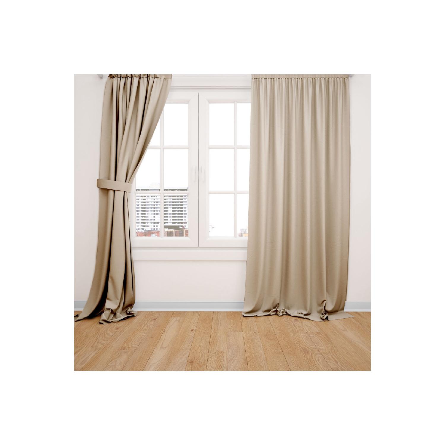 

Одиночное крыло Kapino Color Ada Fund Curtain Flat Standing Shirred Extrafor 100 x 250