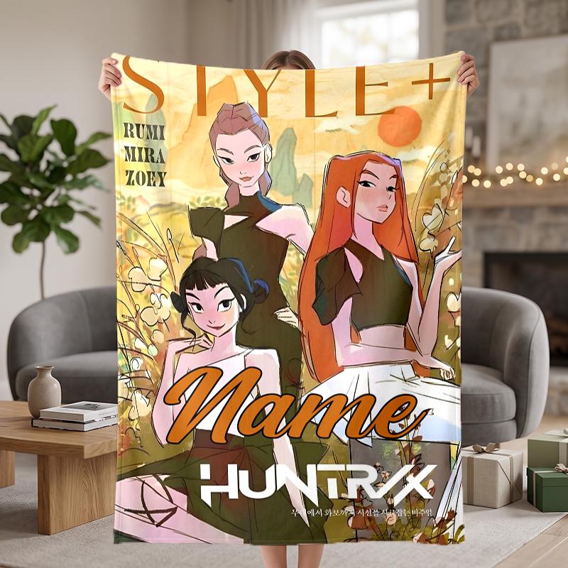 HUNTRIX Custom Flanellen Dekens Zacht Warm Gezellig Plaids voor Huisdecoratie Vakantiecadeaus