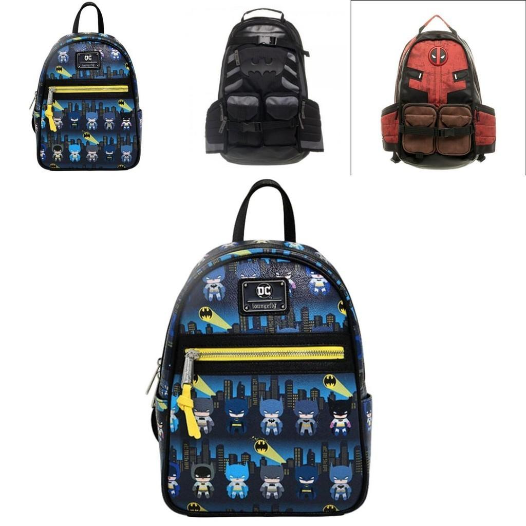 Marvel New Deadpool Backpack Breathable And Durable Travel Bag For Avengers And Batman Fans