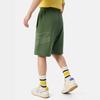 Li Ning Life Series Sport Minimalist Solid Color Elastic Letter Casual Shorts Men Shorts Dark-Wilderness-Green AKSV529-3