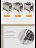 Portable Windproof Outdoor Folding Charcoal Grill and Firewood Stove