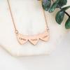 Mini World Heart Pendant Necklaces Stainless For Women Steel Gold Color 1 4 Names Love Heart Pendant Carved Date 'S Jewelry Present GiftTrendy Pendant