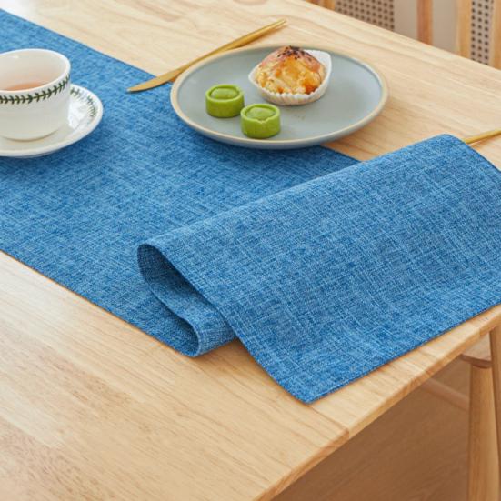 Nosič na párty stůl Jednobarevný Zahuštěný Tepelně odolný 30 x 180 cm Neklouzavý Lze prát v pračce Párty Svatby Bankety Dekorace stolu Stolní vlajka