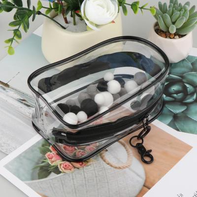 Clear Display Case Keychain Collectibles Waterproof Portable Gift for Mini Figures
