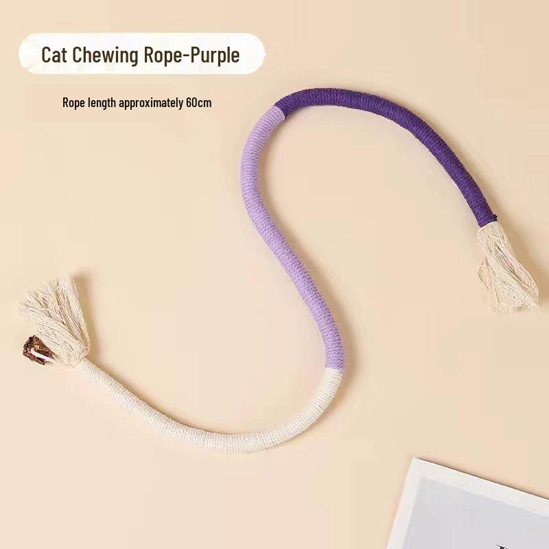 Cat Teaser Toy: Chewing Rope & Teething Stick for Kittens