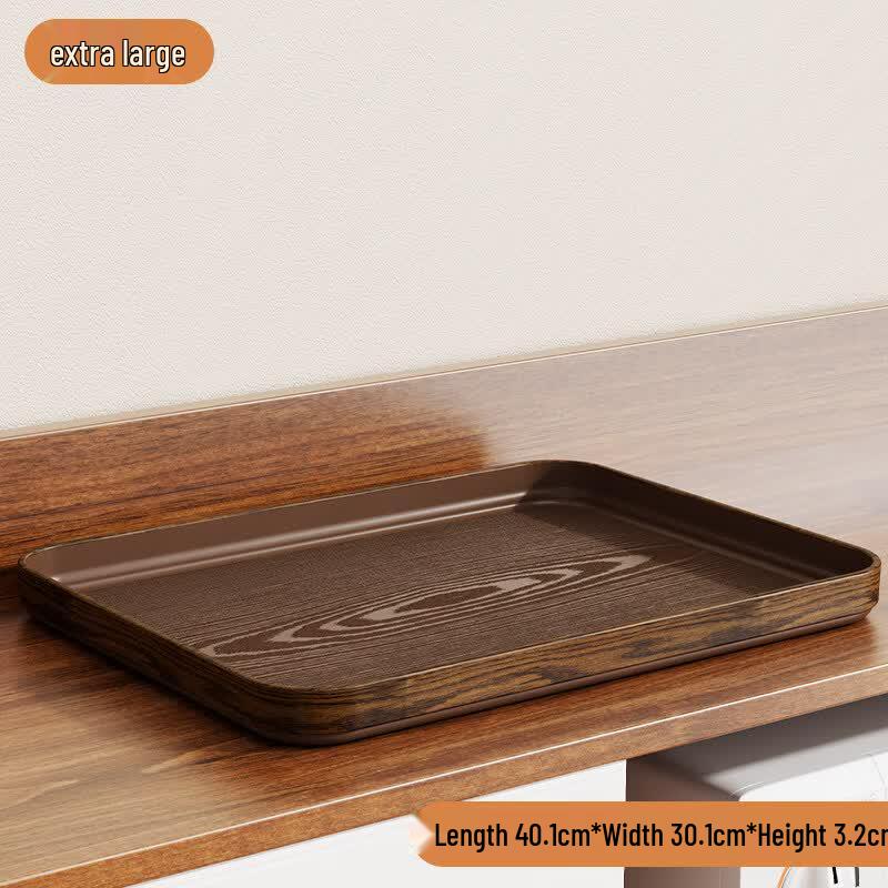 

Japanese Style Thickened Rectangular Plastic Serving Tray
