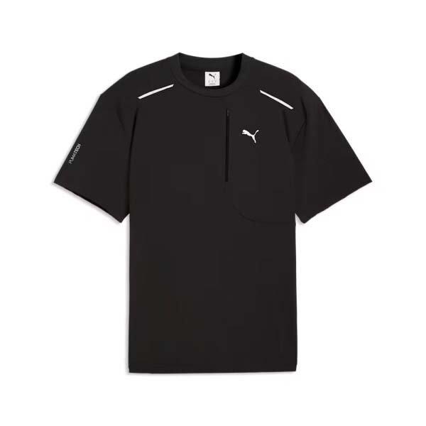 Puma Tech ShorT Sleeve T shirT PumaTech Relaxed Warp kniT pockeT Tee