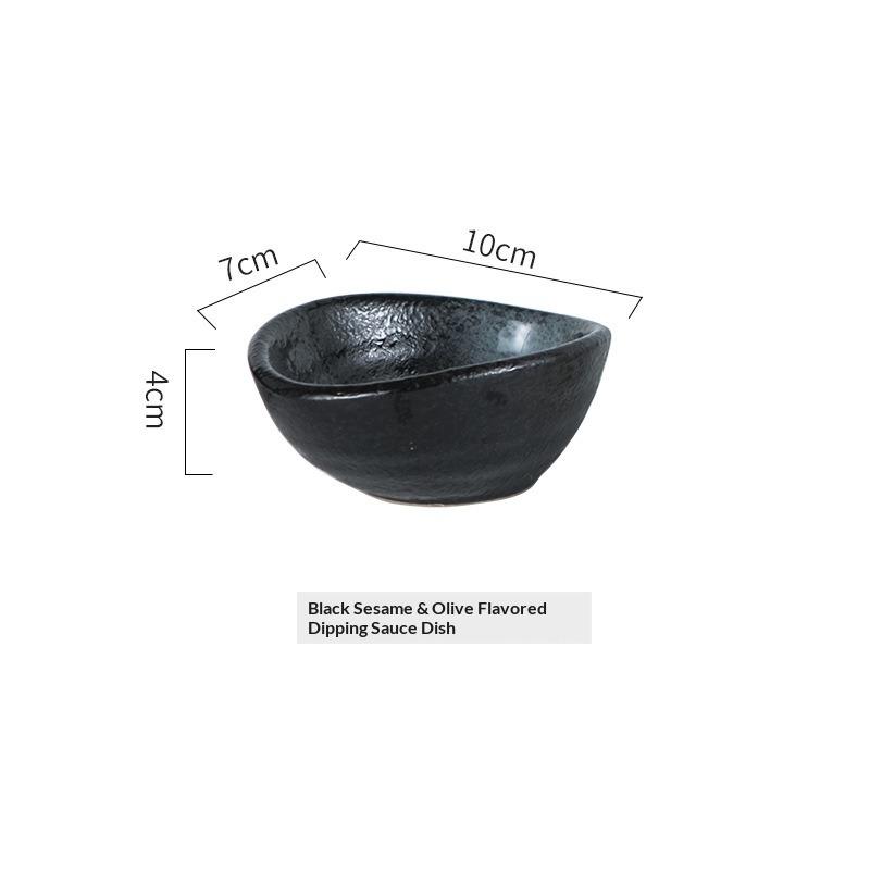 Flavoring Dishes Household Ceramic Dishes Soy Sauce Dishes Vinegar Dishes Dipping Dishes Tableware Cute Creative Dishes Special-shaped