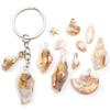 10-100pcs Natural Shell Acrylic Beads Ocean Light Brown  Seashell Pendants For Jewelry Making DIY Bracelets Keychain Accessories